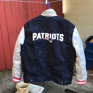 🐺🔥Levis X NFL Patriots Denim Jacket🔥🐺